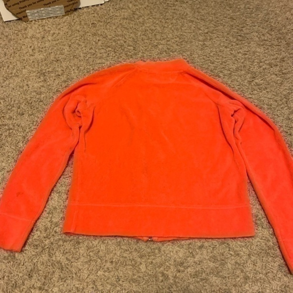 Benard Sport Petite coral terry cloth zip up coat - Picture 6 of 9